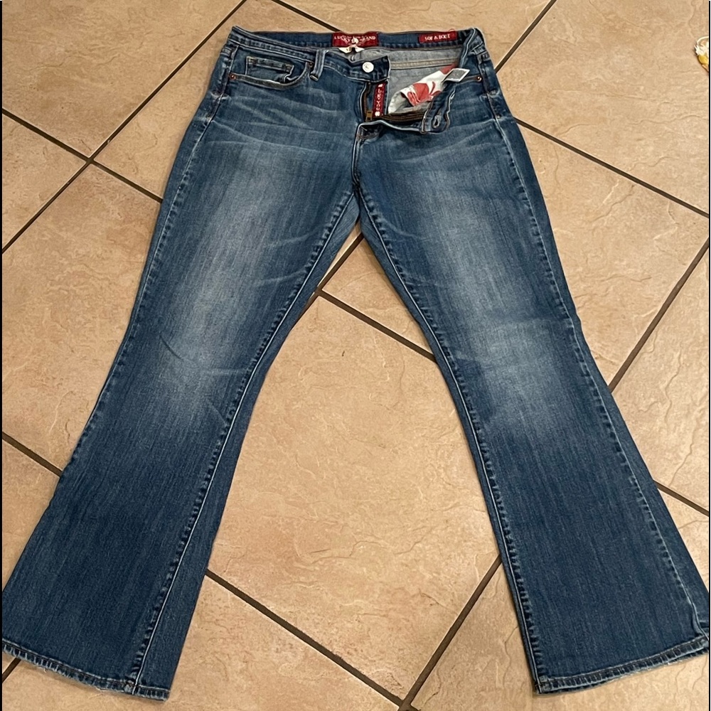 LUCKY BRAND Sophia Boot Cut Denim Jeans, size 12/31reg